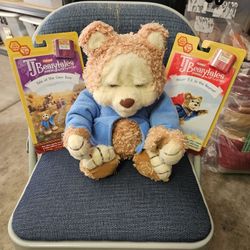 HASBRO PLAYSCHOOL T J BEARY TALES ANIMATED PLUSH BEAR