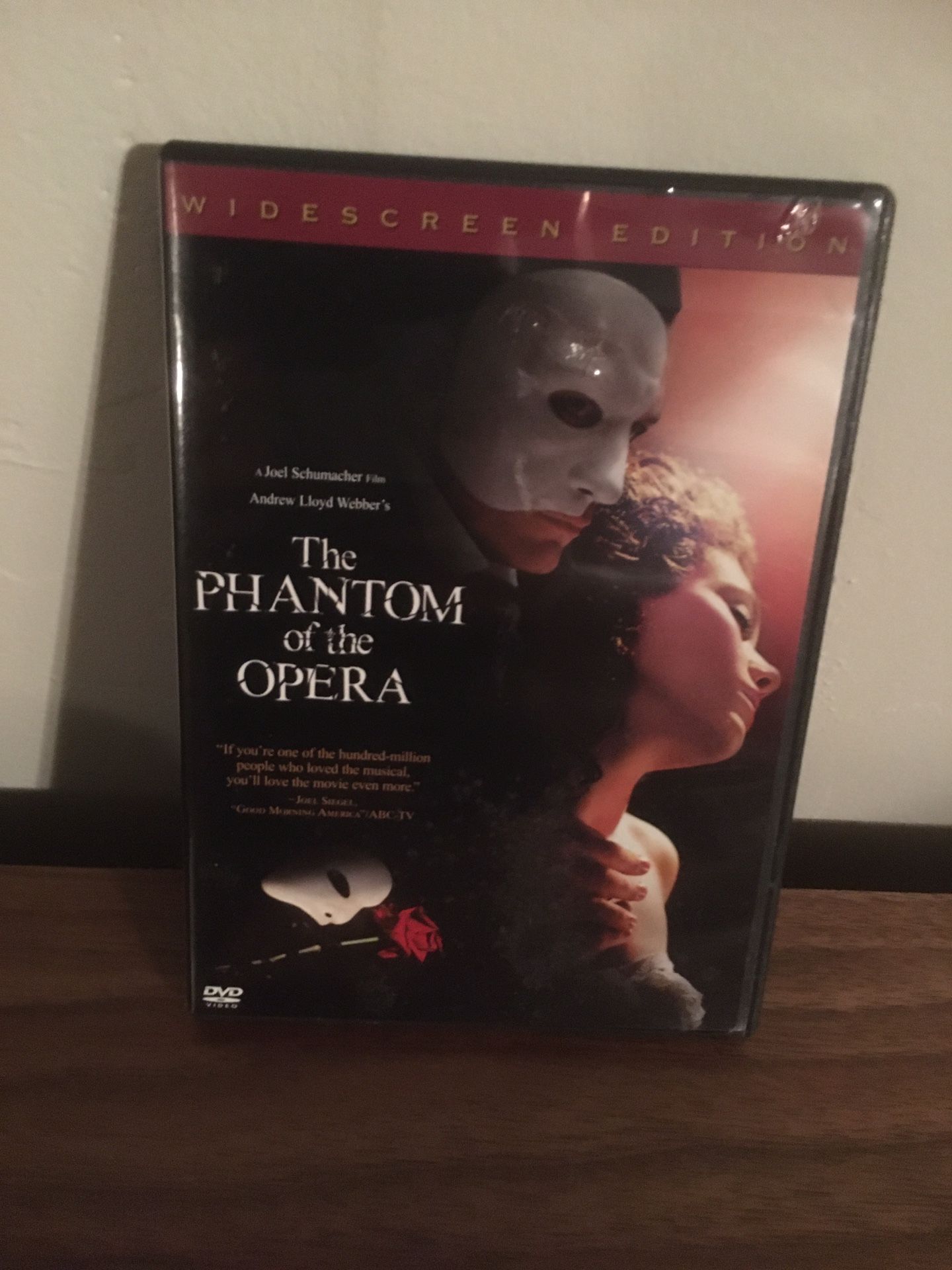 "The Phantom Of The Opera" (2004) DVD Widescreen Edition