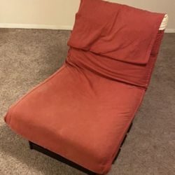 IKEA Folding Lounge Chair Red/Brown