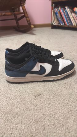 Size 12 - Mens Black and Blue Dunks