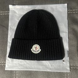 Black Moncler Beanie