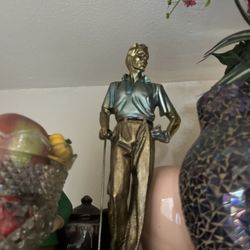 Golf Man Statue 
