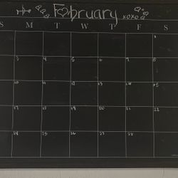 Chalk Calendar