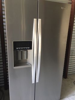 Whirlpool stainless steel refrigerator