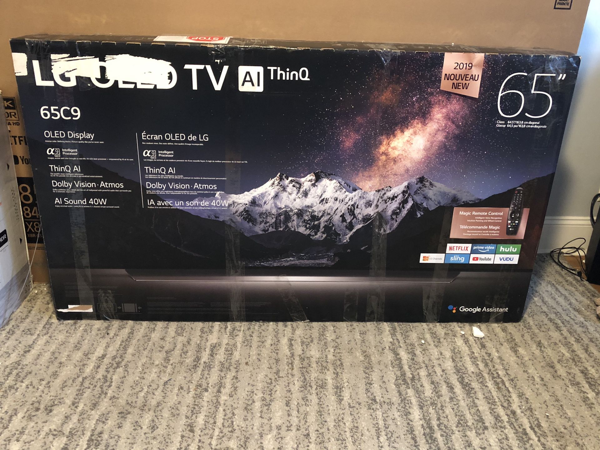 65” LG OLED C9 (2019) 4K Ultra thin Smart TV