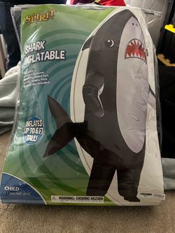 Shark inflatable costume