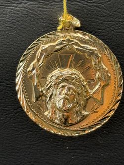 14K gold 1.5 inches round (2726)