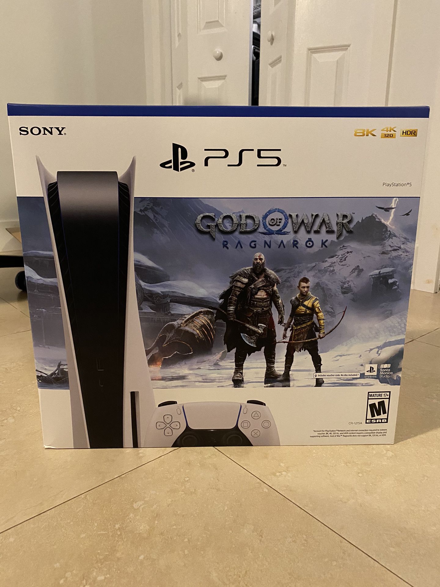PS5 Disc Edition w/ God Of War - New - Never Opened