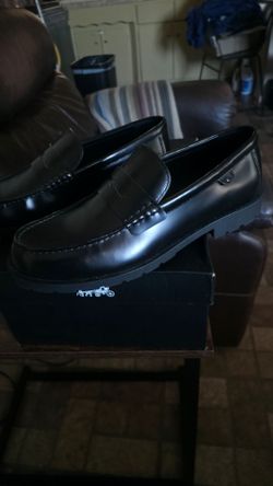 Coach loafers size 10.5 used once mint condition cash only