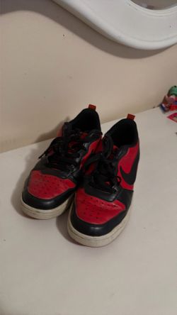 Their Nikes red and black