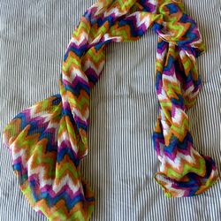 Colorful Zig Zag Fashion Scarf