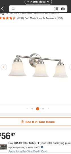 Two Bathroom Vanity Lights