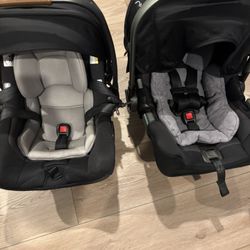 2 Nuna  Car Seats  With Base To Both