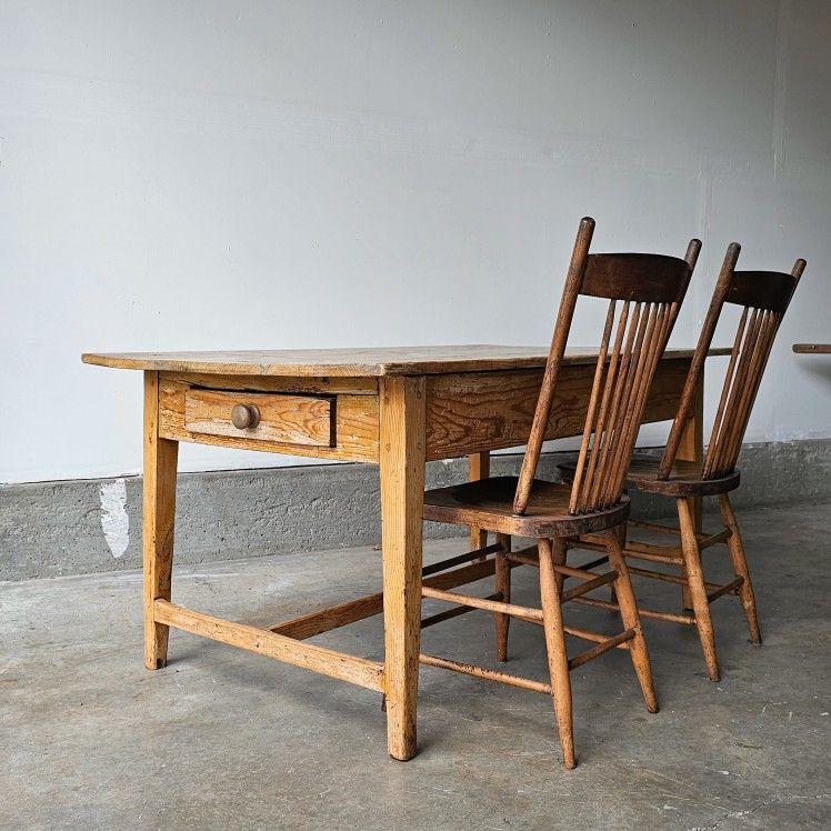 Antique Pine Dining Table