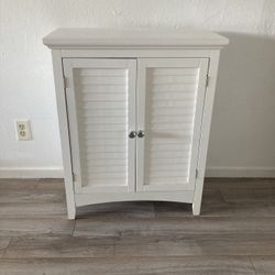 White Standing Cabinet  