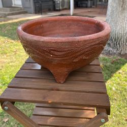 Mexican terra-cotta plant pot