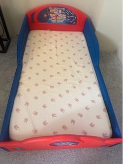 Paw Patrol Toddler Bed with Mattress