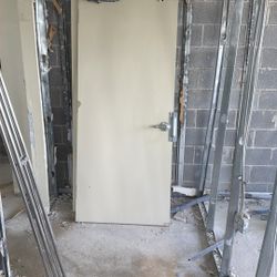 Commercial Office Door Wood