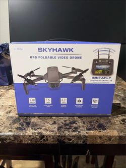New Vivitar Skyhawk Gps foldable Video Drone DRCSC3-GREY