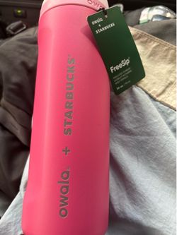 Pink Owala Starbucks Tumbler