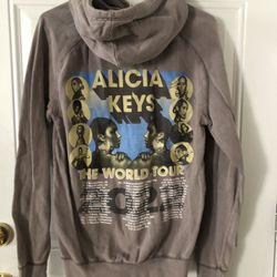 Alicia Keys 2022 The World Tour Hoodie Official Issue Size S Sweatshirt 