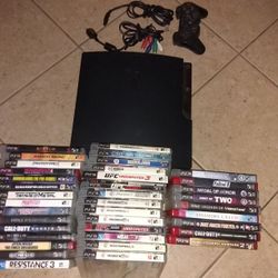 Ps3 With Lots Of Games 