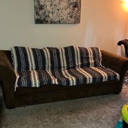Large Couch Brown 