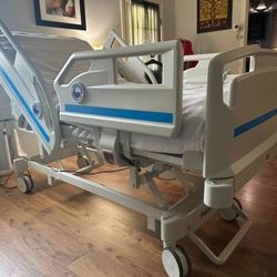 Point A (PAM-3H) Premium 3- Function Full Electric Hospital Bed