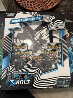 Pokemon Black Bolt Binder Collection 