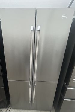 Beko  beautiful Stainless Steel 4 doors refrigerator 