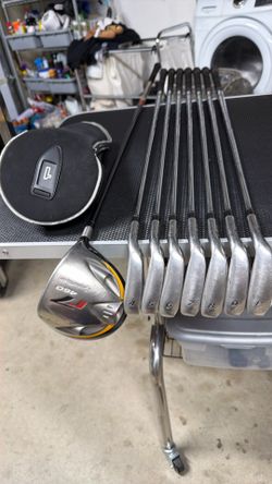 TaylorMade r7 stiff Iron Set 7 pcs 4-PW & R7 460 driver 9.5 RH