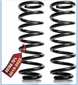 75% Rear Heavy Duty Coil Springs for 2019-2025 Ram 1500 2WD 4WD, Balanced Extra Load Rear Spring Pair for Towing, Hauling, Rear Sag Control, w/o Air R