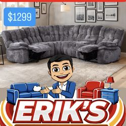 NEW SOFA AND LOVESEAT SECTIONAL RECLINER