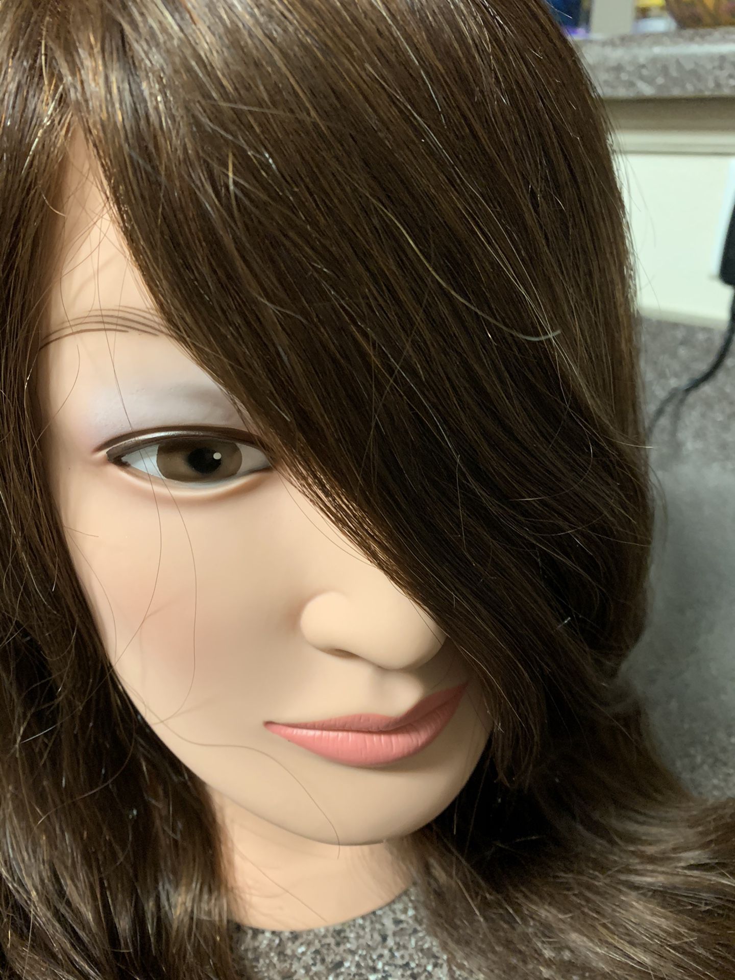 Mannequin Head 16” Human Hair for Sale in Phoenix, AZ - OfferUp