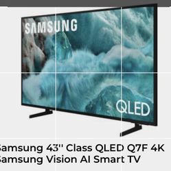 Samsung 43" Class QLED Q7F 4K Samsung Vision Al Smart TV