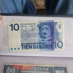 1968 10 Gulden Amsterdam 