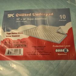 Incontinence underpads 30 x 36"