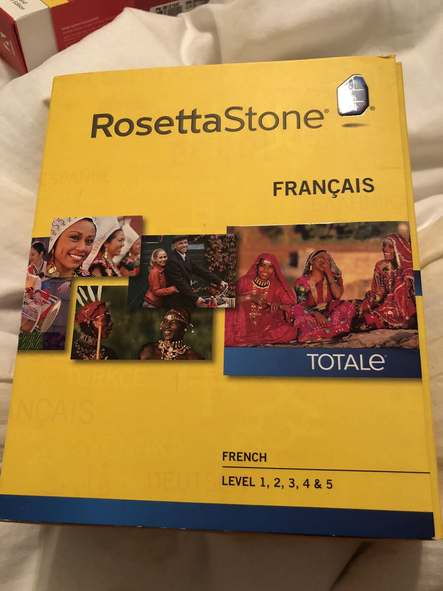 New box french ROSETTA STONE language learning teaching tool computer-based software totale level 1, 2, 3, 4 & 5 francais