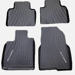  Honda Accord 2018-27 All Season Weather Rubber Floor Mats OEM Genuine