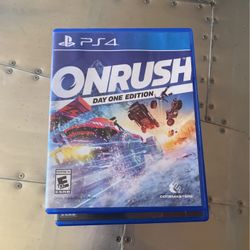 Onrush - Day One Edition  PS4 PlayStation 4, 2018)