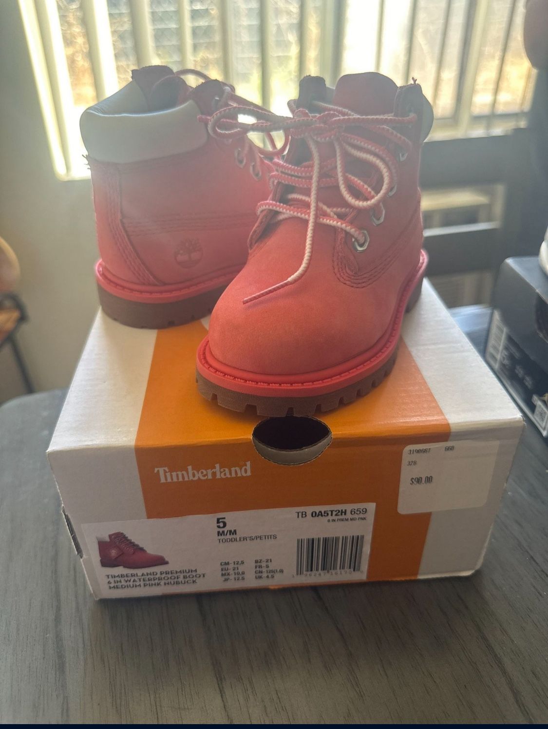 Pink Timberland Boots