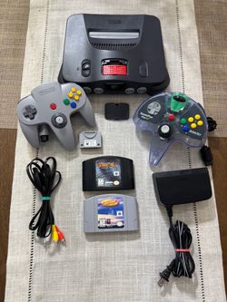 Nintendo 64 Console Bundle with Games and Accessories