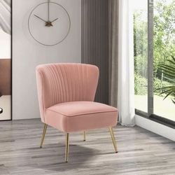 Accent Chair with Metal Legs