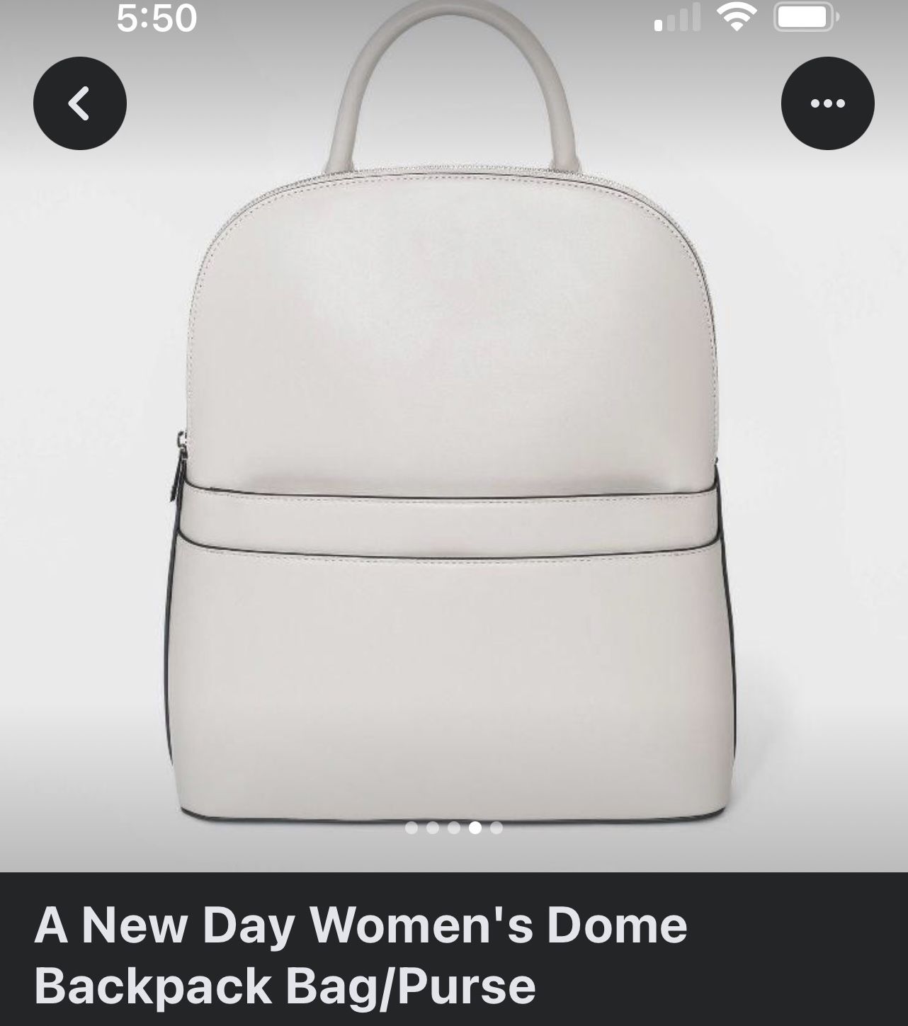 A New Day Women’s Dome Backpack Bag/Purse