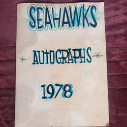 Seattle Seahawks Team Signed Bday Card