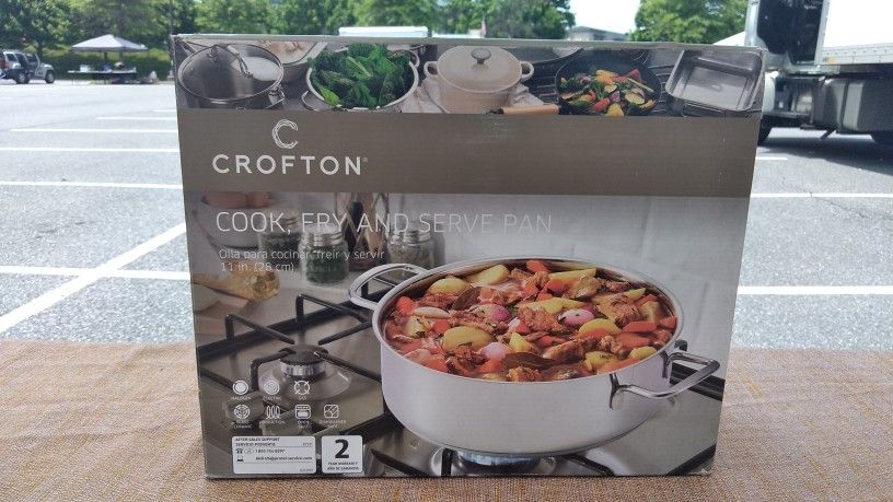 11 in Cook, Fry, and Serve Pan - Crofton