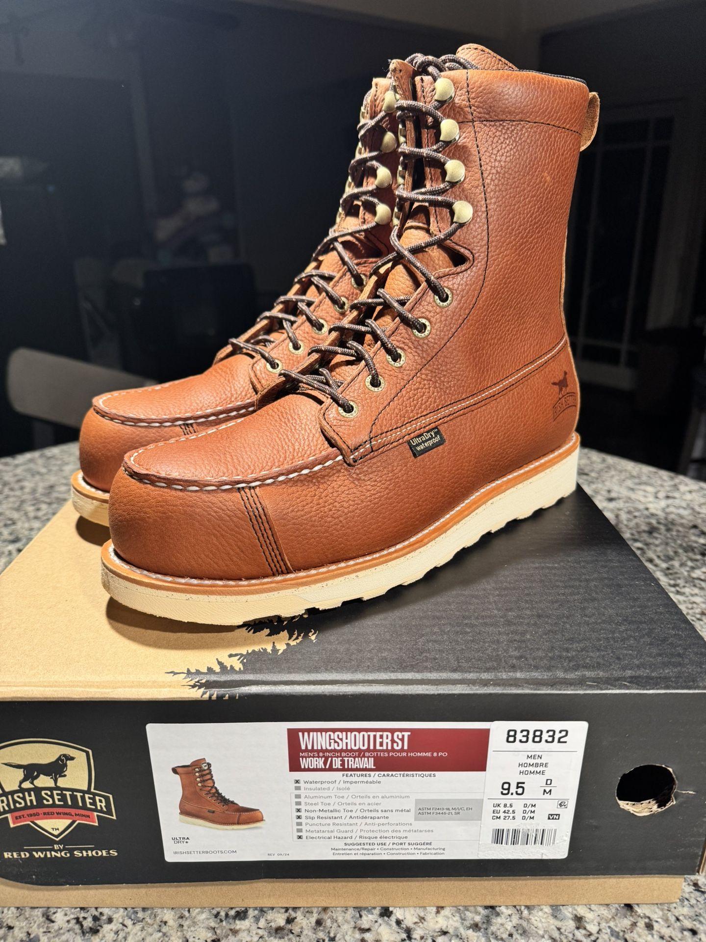 Red Wing Irish Setter Work Boots 