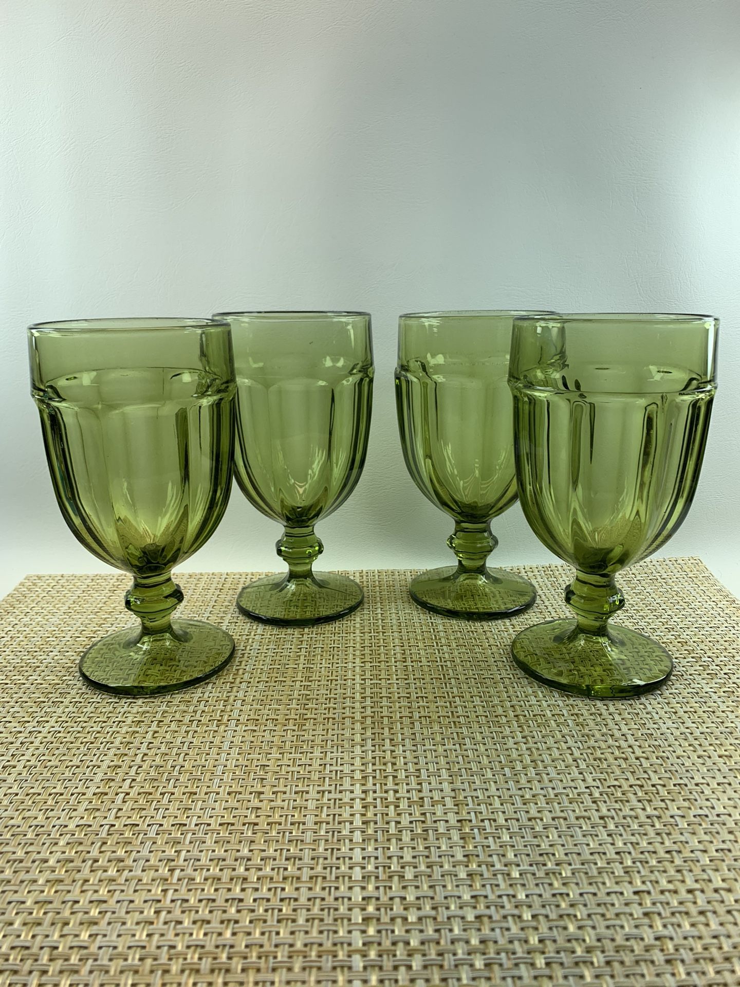 libbey gibraltar green glassware