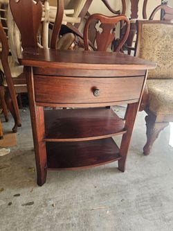 Side Table Solid Wood