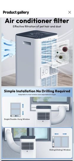 Portable AC 3-in-1 Air Conditioner 10000 BTU